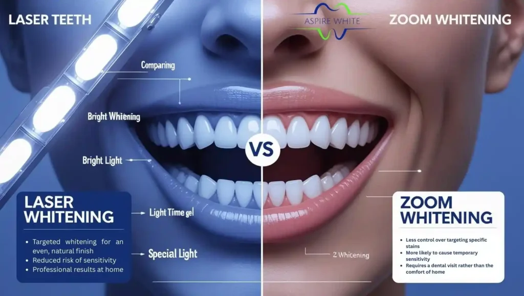 Laser Teeth Whitening vs. Zoom Whitening Burnley