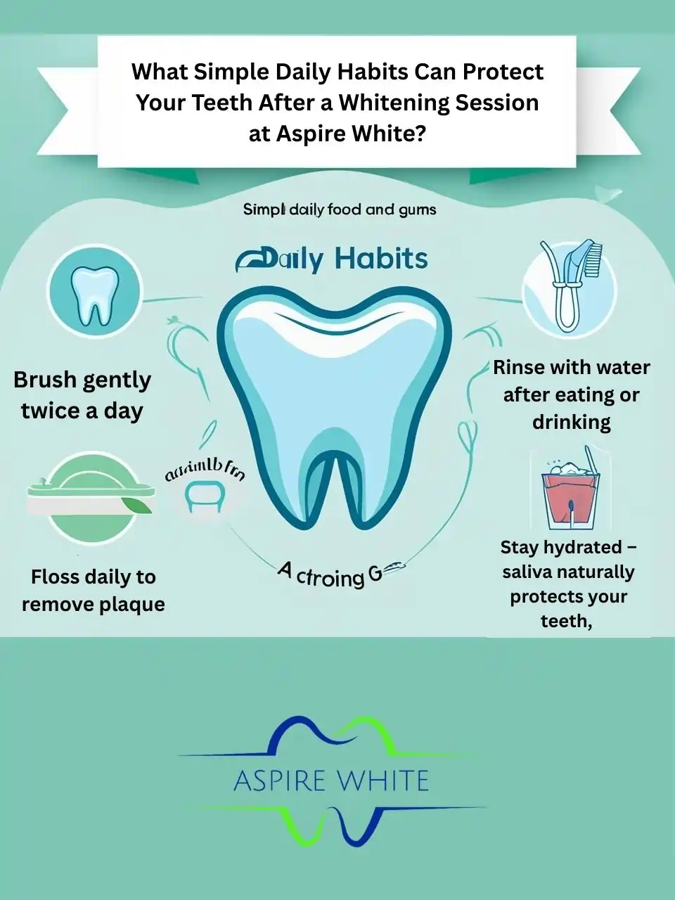 What Simple Daily Habits Can Protect Your Teeth After a Whitening Session at Aspire White Burnley